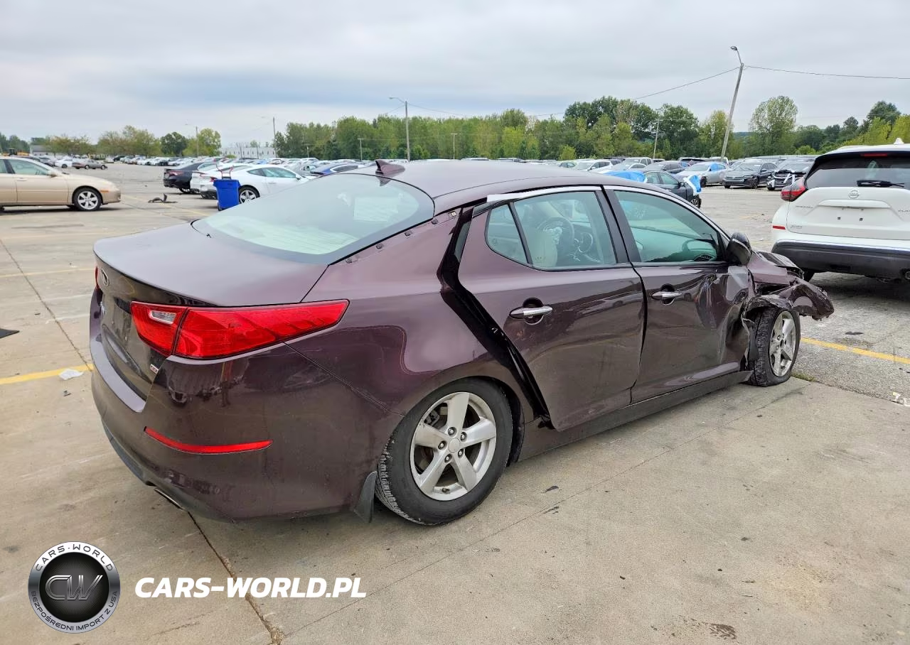 2015 Kia Optima Lx VIN:5XXGM4A75FG493686 - 3