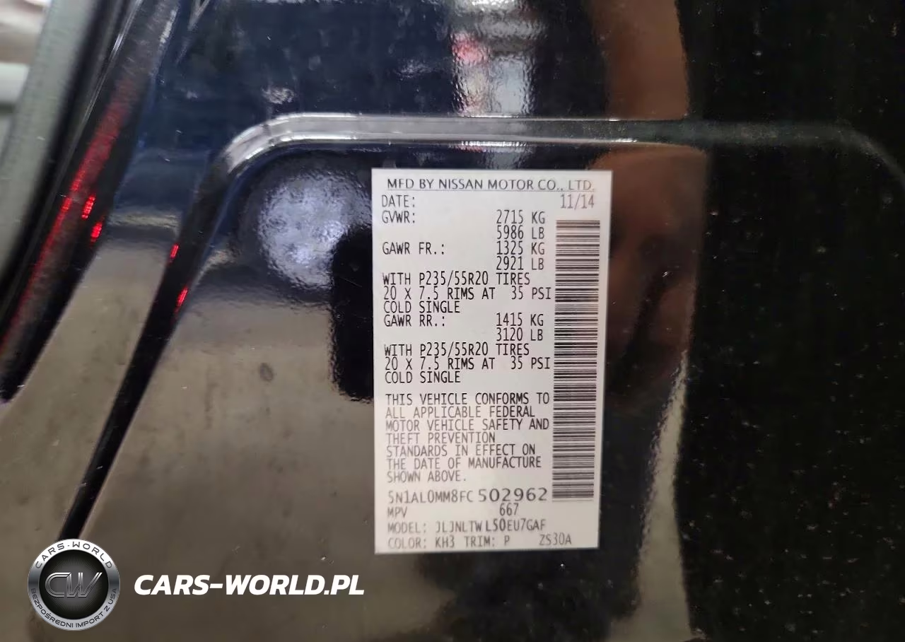 2015 Infiniti Qx60 Base VIN:5N1AL0MM8FC502962 - 13