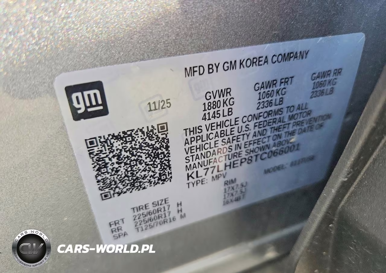 2026 Chevrolet Trax 1Lt VIN:KL77LHEP8TC066001 - 13