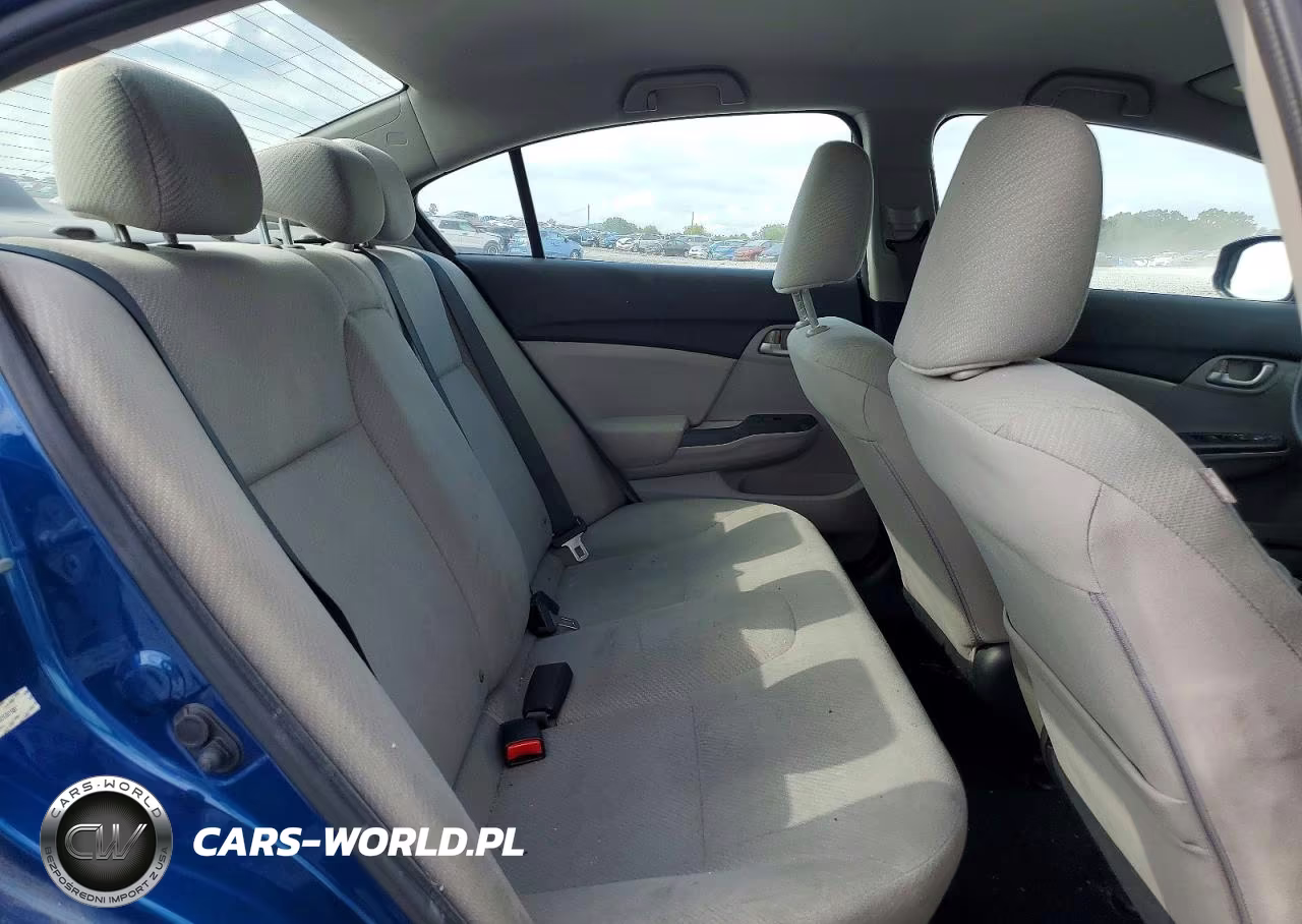 2013 Honda Civic Lx VIN:19XFB2F55DE001001 - 10