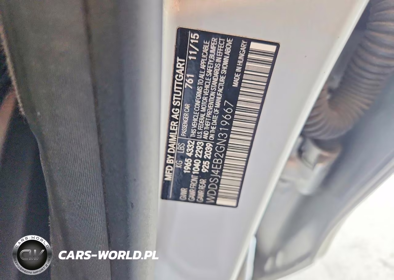 2016 Mercedes-Benz Cla 250 VIN:WDDSJ4EB2GN319667 - 12