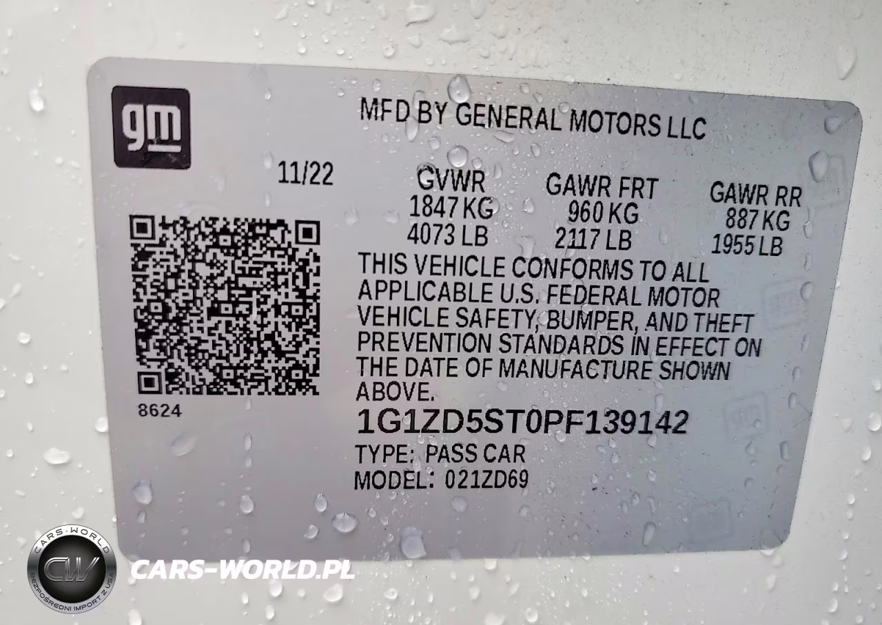 2023 Chevrolet Malibu Lt VIN:1G1ZD5ST0PF139142 - 12