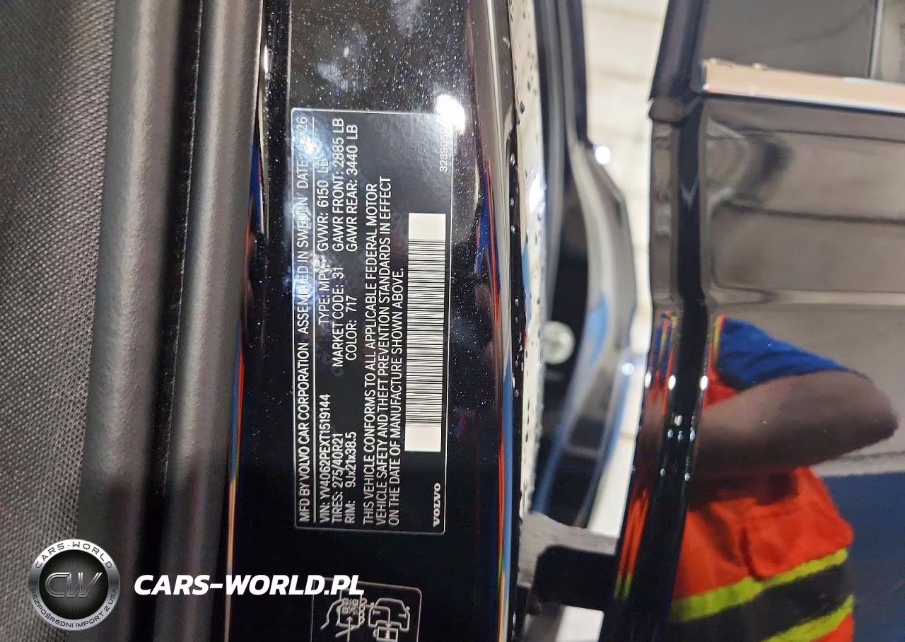2026 Volvo Xc90 Plus VIN:YV4062PEXT1519144 - 14
