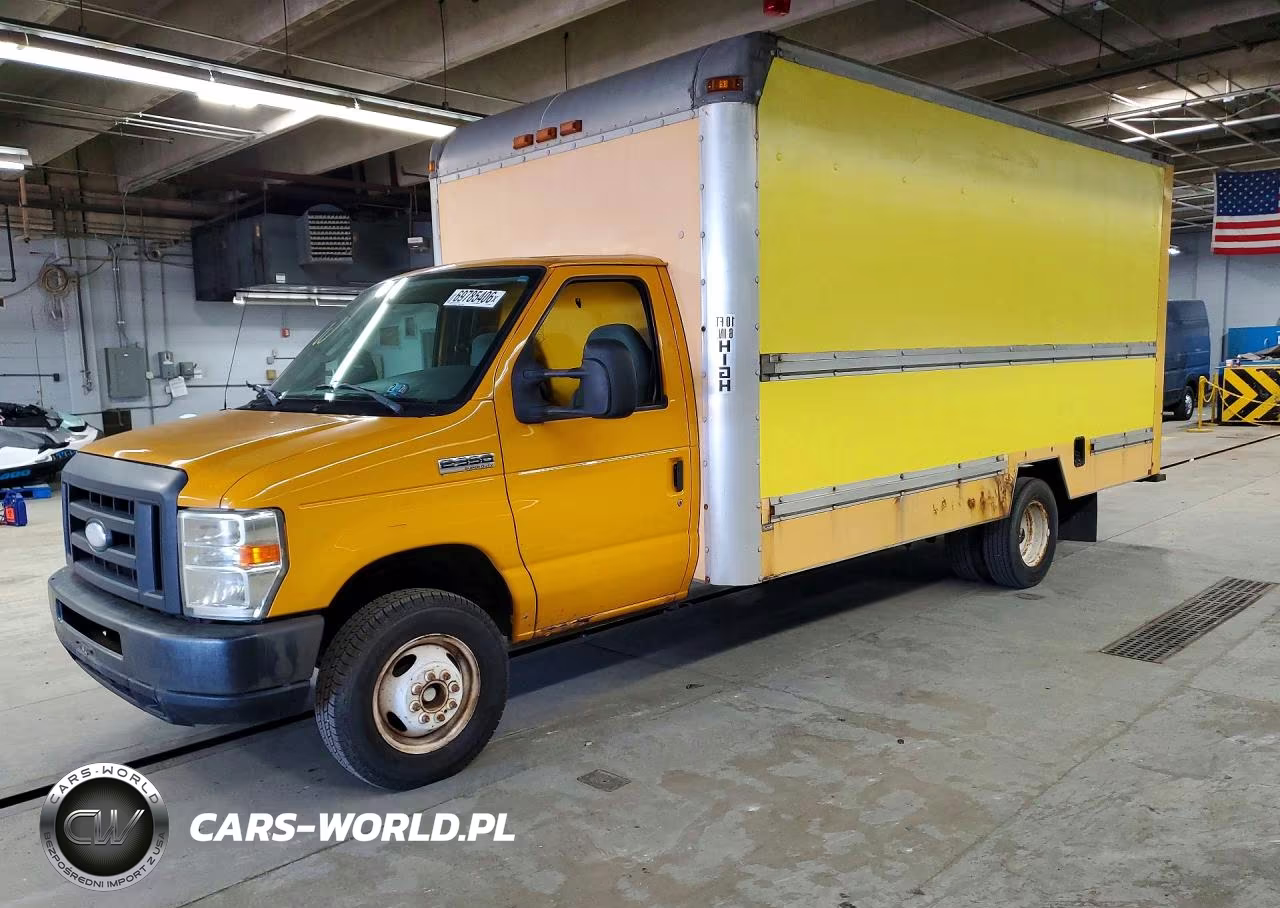 2008 Ford E350 Box Truck VIN:1FDWE35L28DA76030 - 1