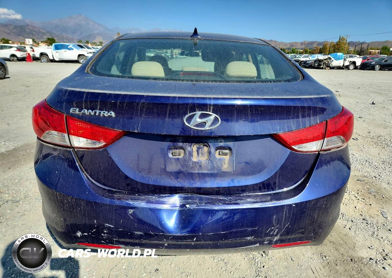 2013 Hyundai Elantra Gls VIN:5NPDH4AE6DH387691 - 6