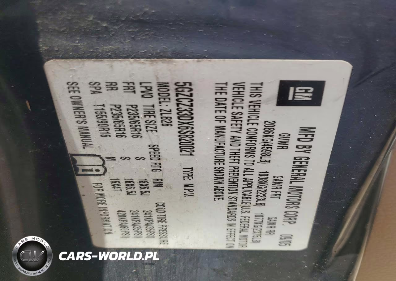 2006 Saturn Vue VIN:5GZCZ33DX6S820021 - 12