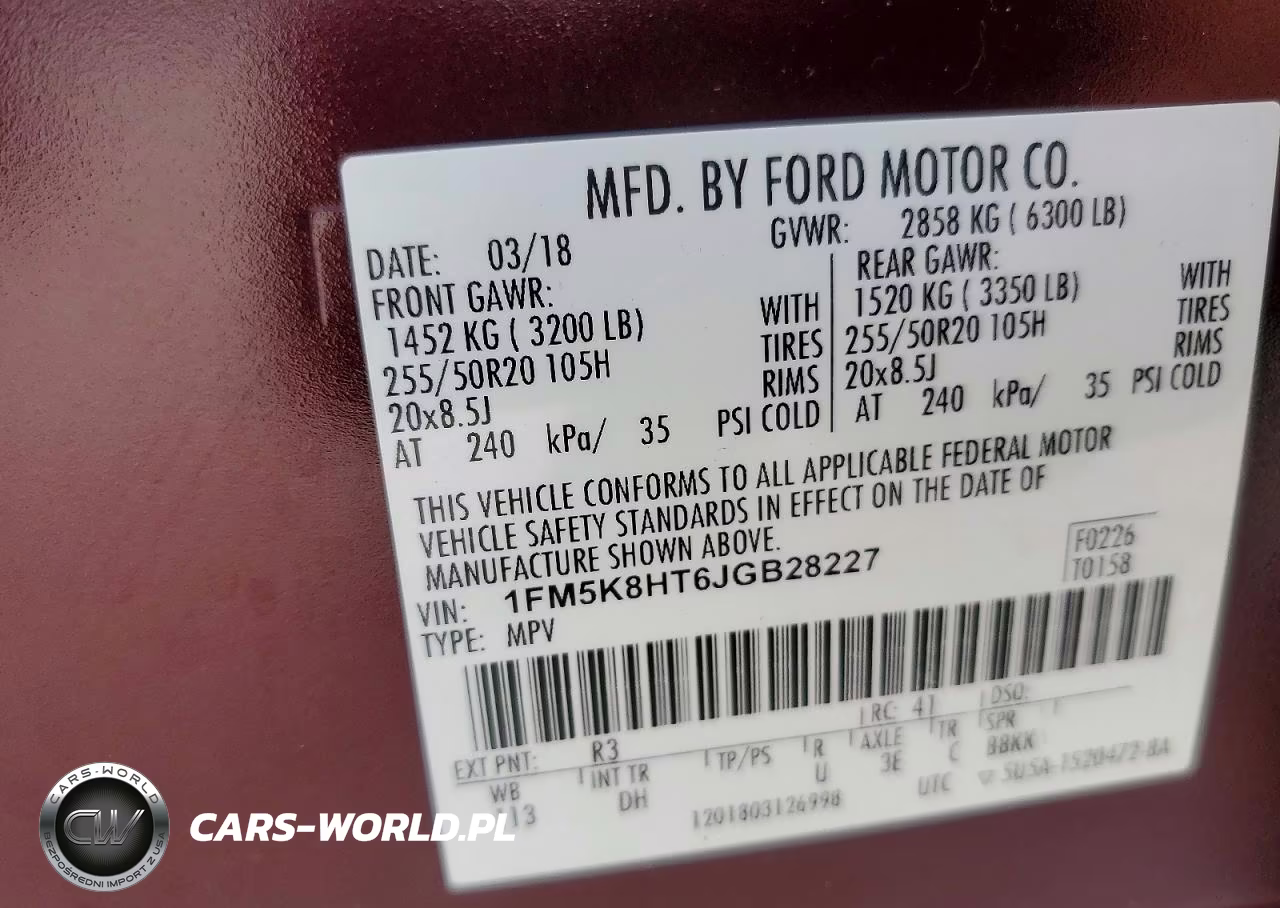 2018 Ford Explorer Platinum VIN:1FM5K8HT6JGB28227 - 13