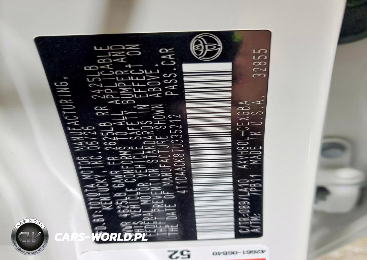 2026 Toyota Camry Xle VIN:4T1DAACK8TU335212 - 13
