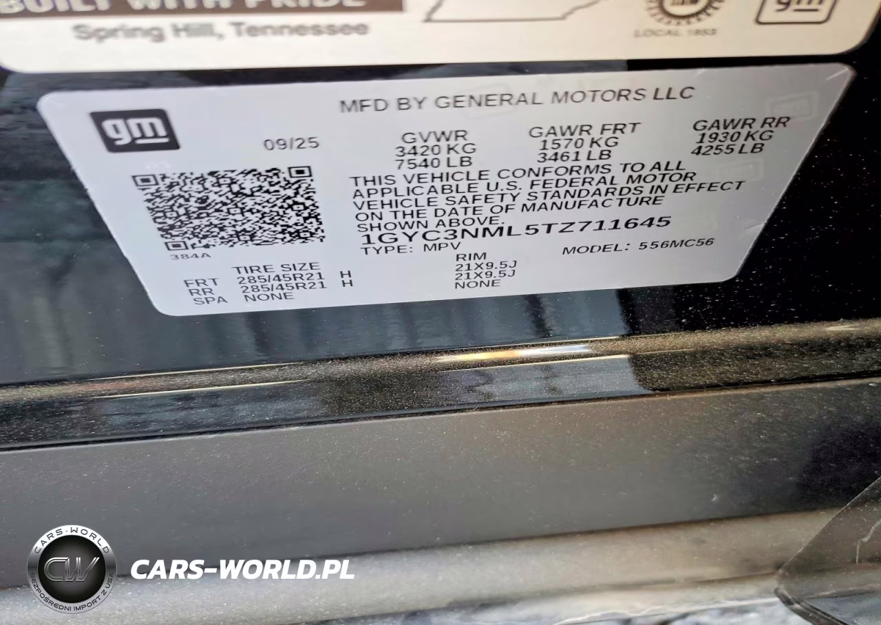 2026 Cadillac Vistiq Sport VIN:1GYC3NML5TZ711645 - 14