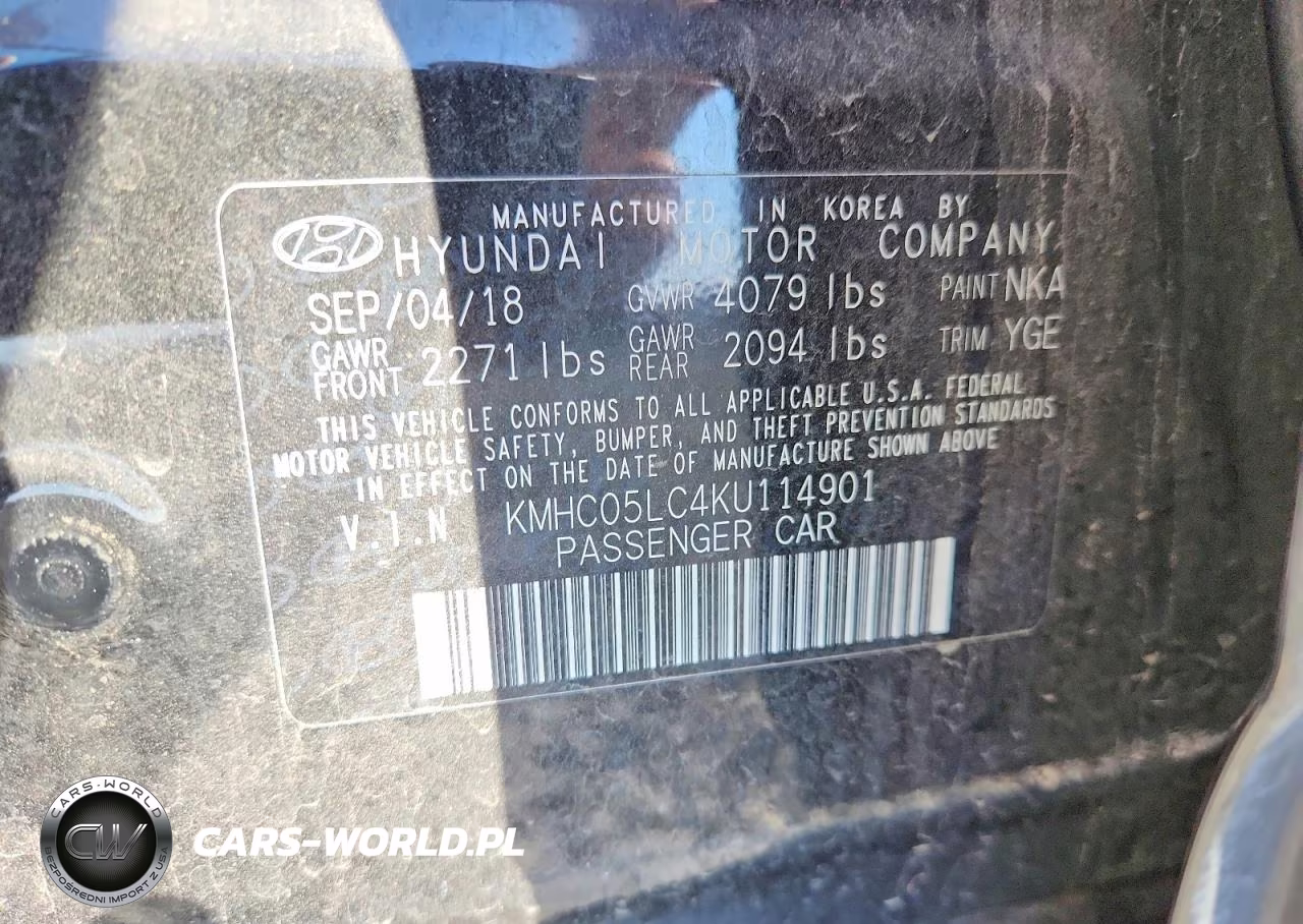 2019 Hyundai Ioniq Limited VIN:KMHC05LC4KU114901 - 13