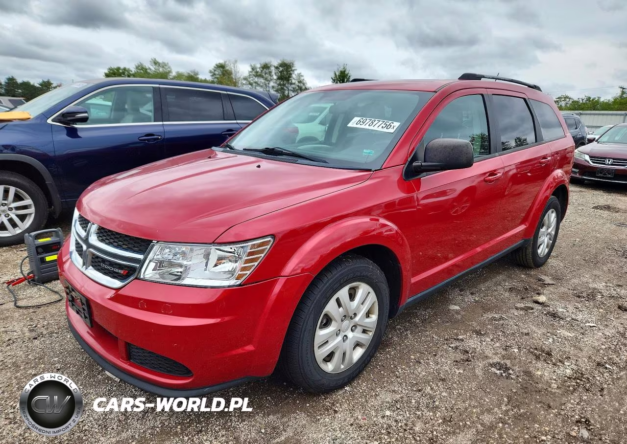 2018 Dodge Journey Se VIN:3C4PDCAB1JT347331 - 1