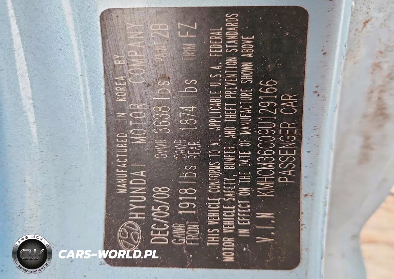2009 Hyundai Accent Gs VIN:KMHCM36C09U129166 - 13