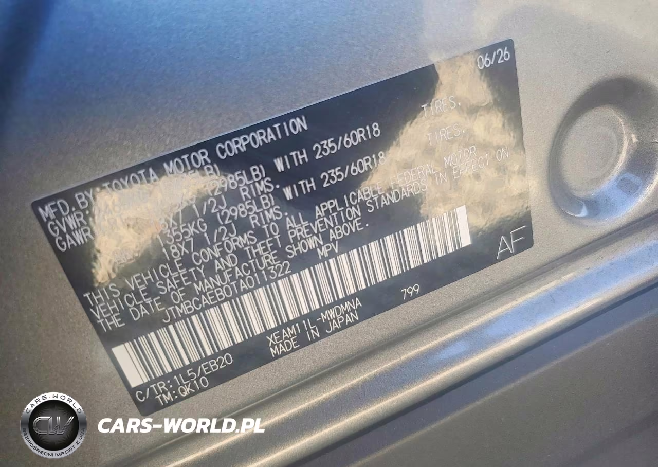 2026 Toyota Bz Xle Plus VIN:JTMBCAEB0TA011322 - 13