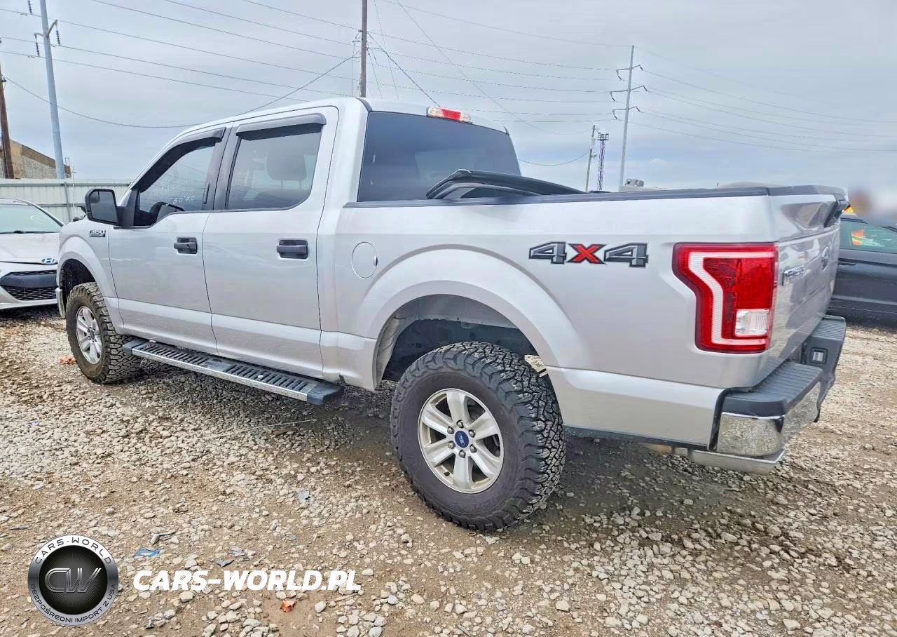 2017 Ford F150 Supercrew VIN:1FTEW1EF4HFB25809 - 2