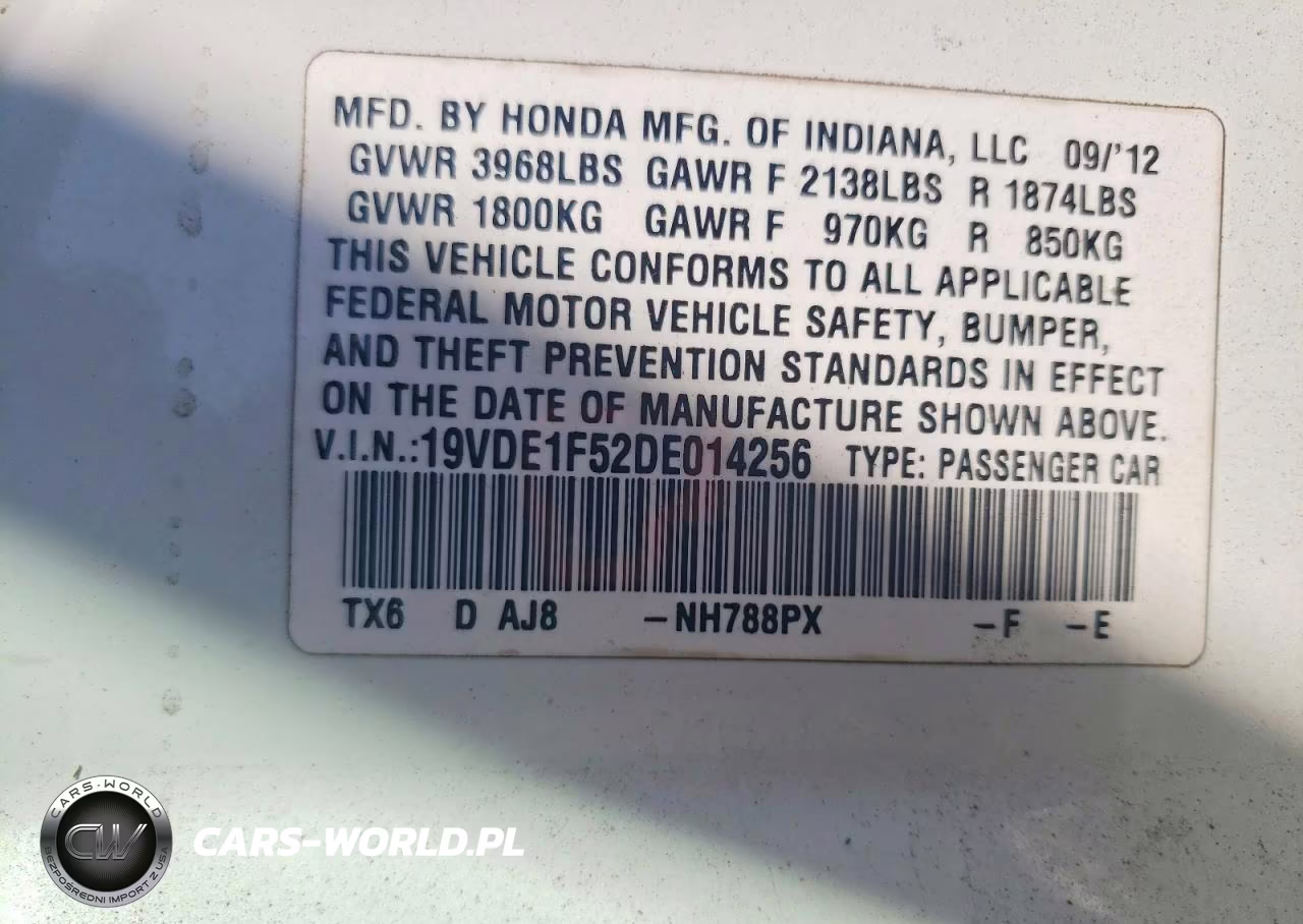 2013 Acura Ilx 20 Premium VIN:19VDE1F52DE014256 - 12