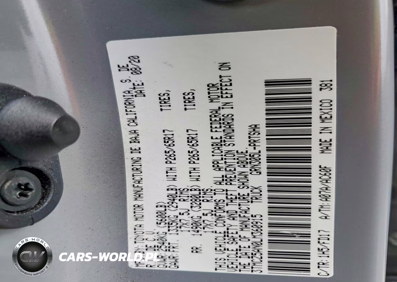 2020 Toyota Tacoma Trd Sport VIN:3TMCZ5AN0LM360915 - 12