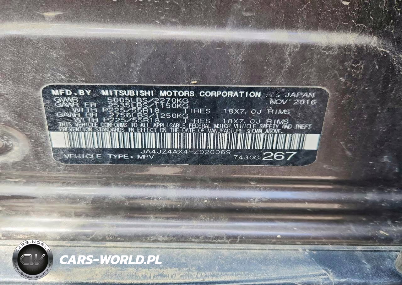 2017 Mitsubishi Outlander Gt VIN:JA4JZ4AX4HZ020069 - 13