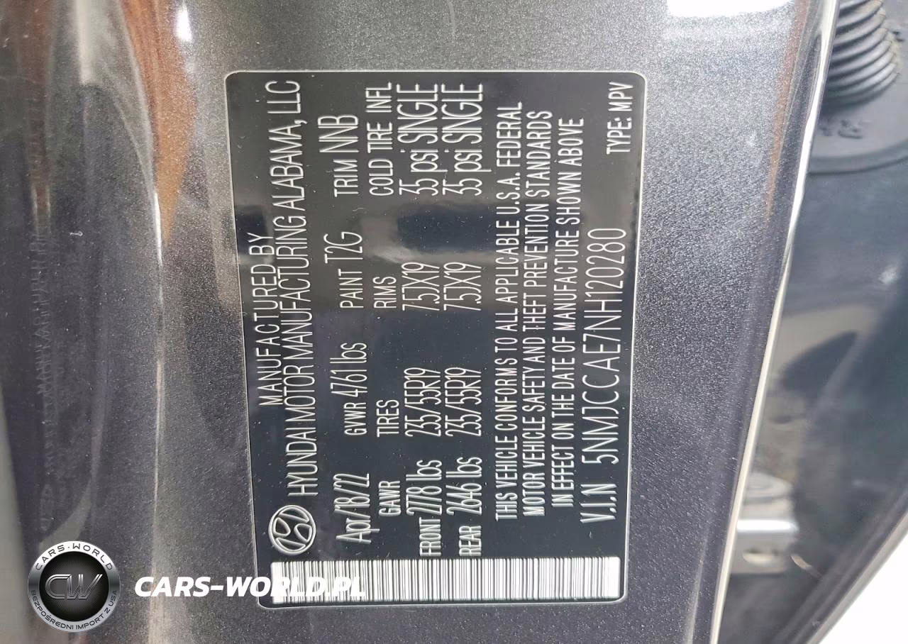 2022 Hyundai Tucson Sel VIN:5NMJCCAE7NH120280 - 14