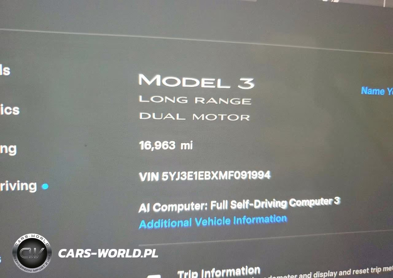 2021 Tesla Model 3 VIN:5YJ3E1EBXMF091994 - 9