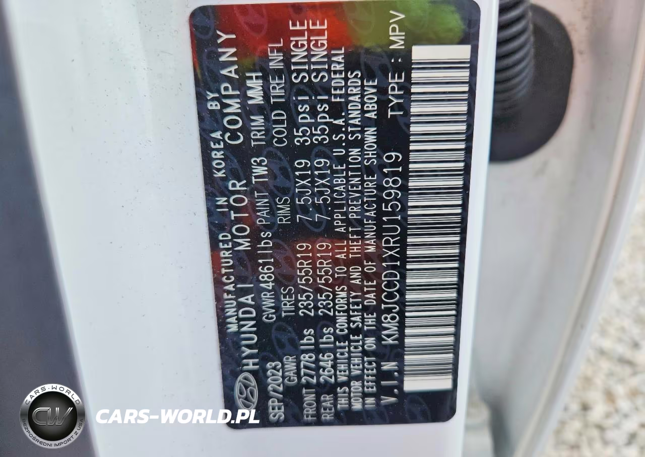 2024 Hyundai Tucson Sel Convenience VIN:KM8JCCD1XRU159819 - 14