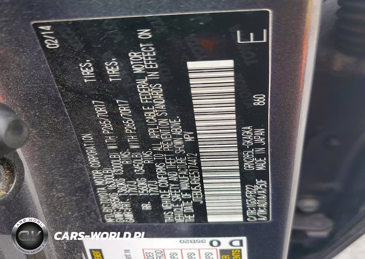 2014 Toyota 4Runner Sr5 VIN:JTEBU5JR6E5174412 - 12