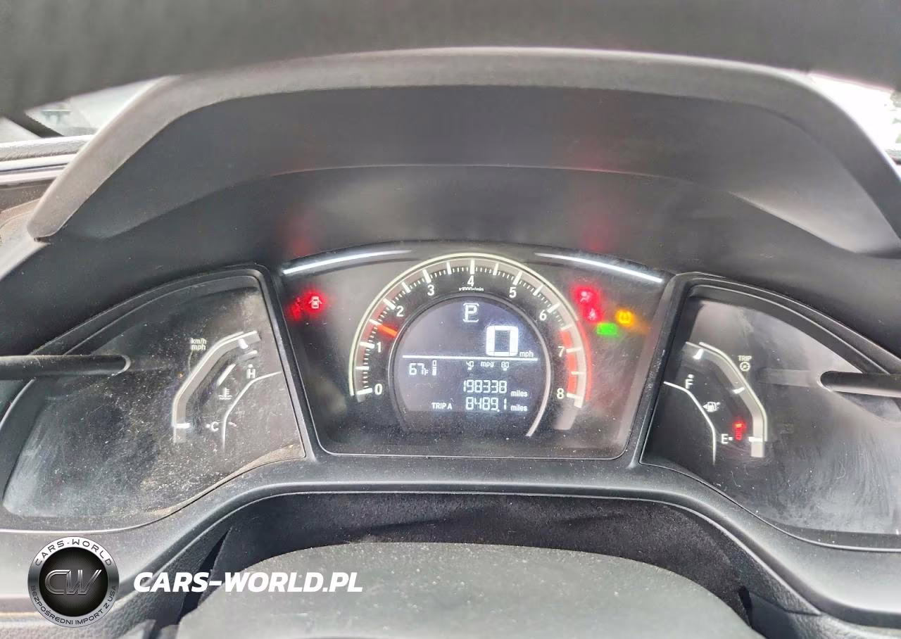 2017 Honda Civic Lx VIN:SHHFK7H22HU406716 - 9