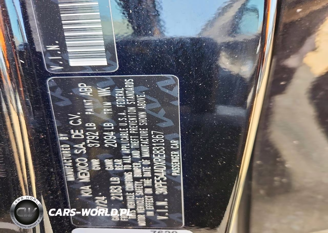 2024 Kia Forte Gt Line VIN:3KPF54ADXRE831367 - 13
