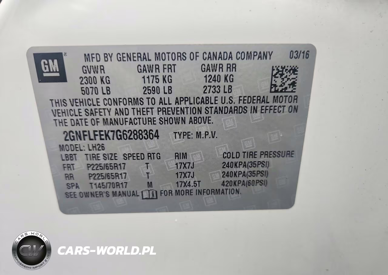 2016 Chevrolet Equinox Lt VIN:2GNFLFEK7G6288364 - 13