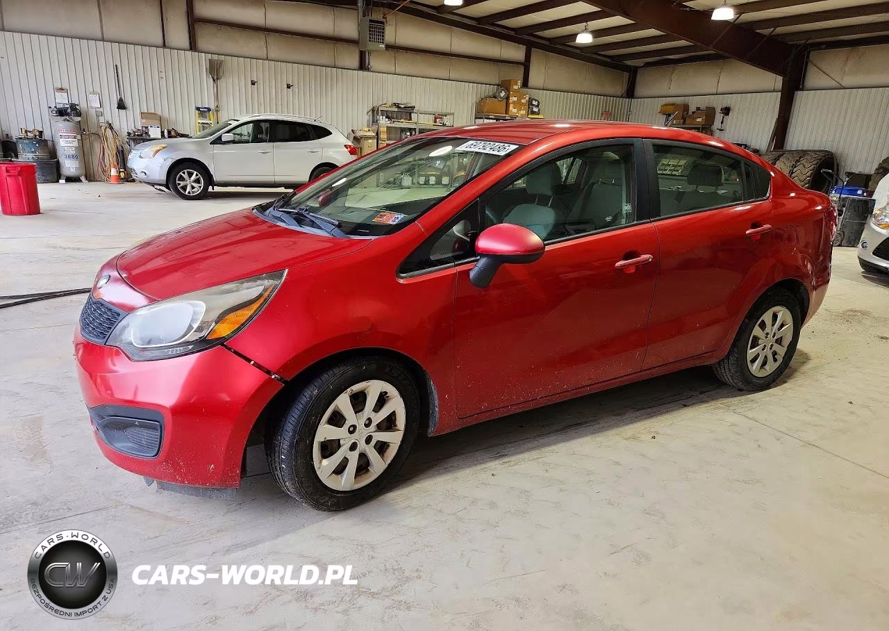 2014 Kia Rio Lx VIN:KNADM4A37E6332539 - 1