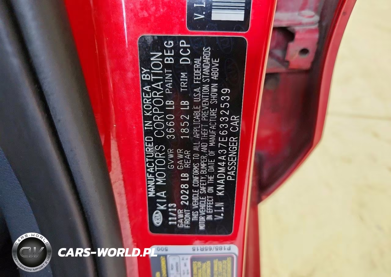 2014 Kia Rio Lx VIN:KNADM4A37E6332539 - 12