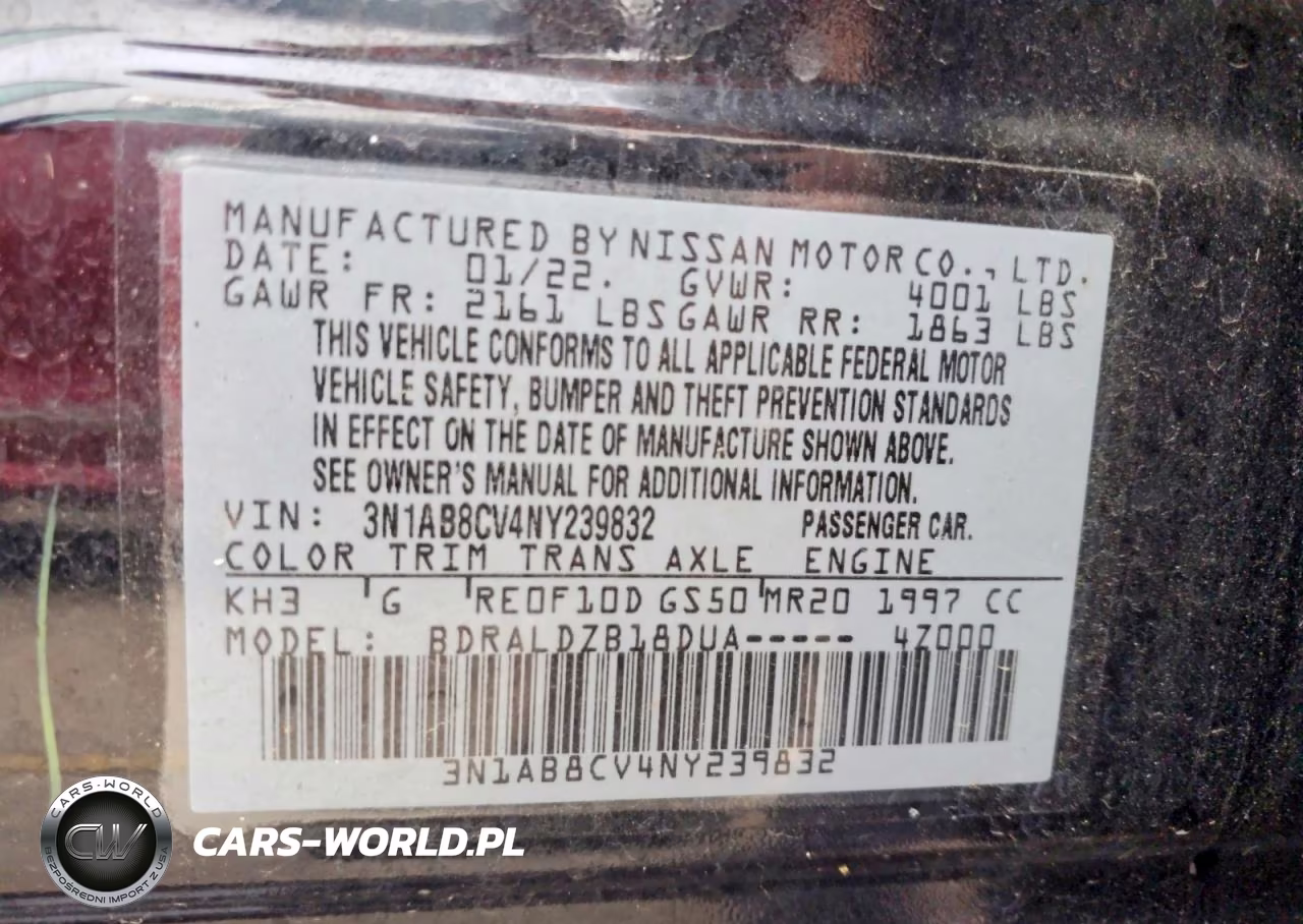2022 Nissan Sentra Sv VIN:3N1AB8CV4NY239832 - 12