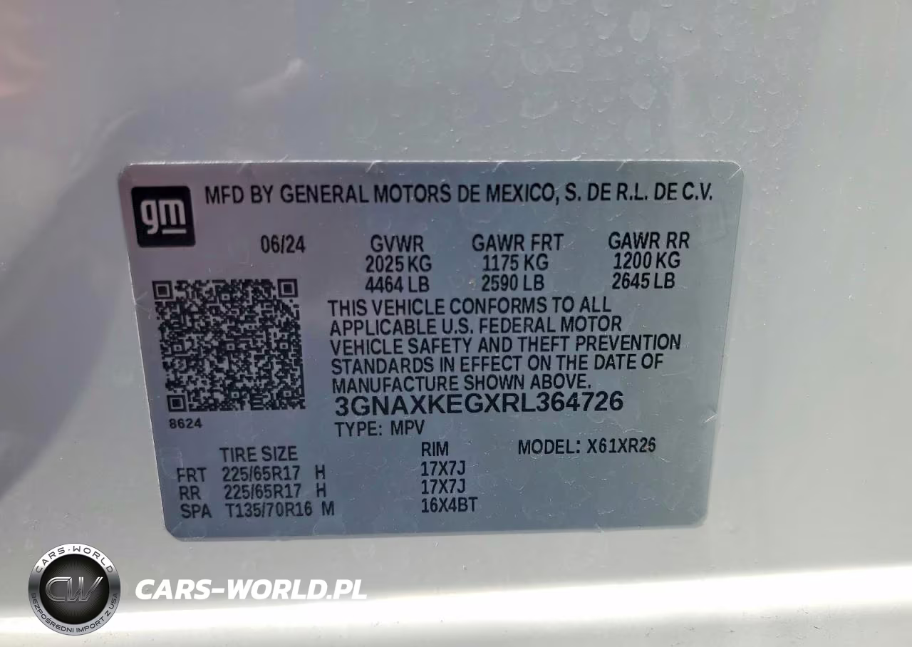 2024 Chevrolet Equinox Lt VIN:3GNAXKEGXRL364726 - 13