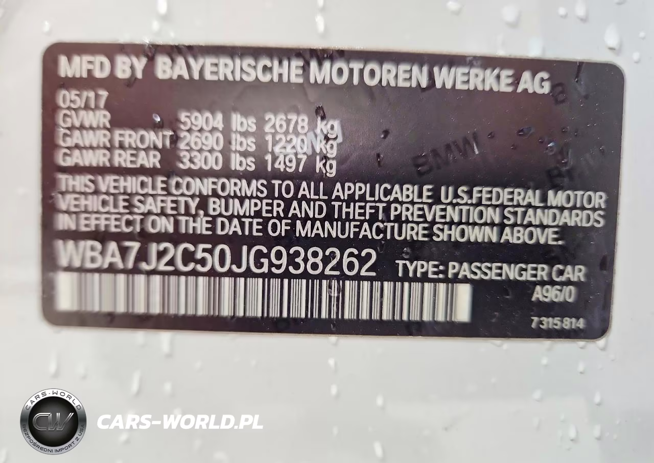 2018 BMW 740 Xe VIN:WBA7J2C50JG938262 - 12