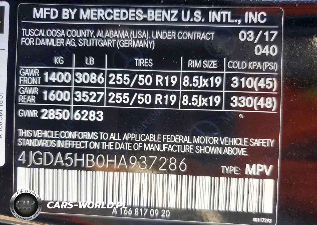 2017 Mercedes-Benz Gle 350 4Matic VIN:4JGDA5HB0HA937286 - 13