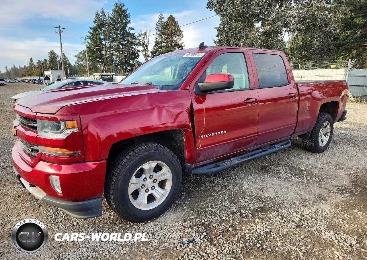 2018 Chevrolet Silverado K1500 Lt VIN:3GCUKREC2JG172739 - 1