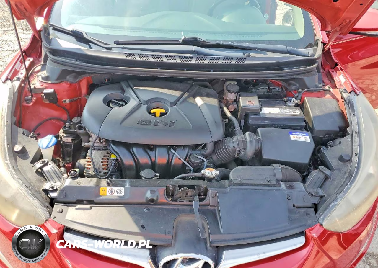 2014 Hyundai Elantra Sport VIN:KMHDH4AHXEU110104 - 11