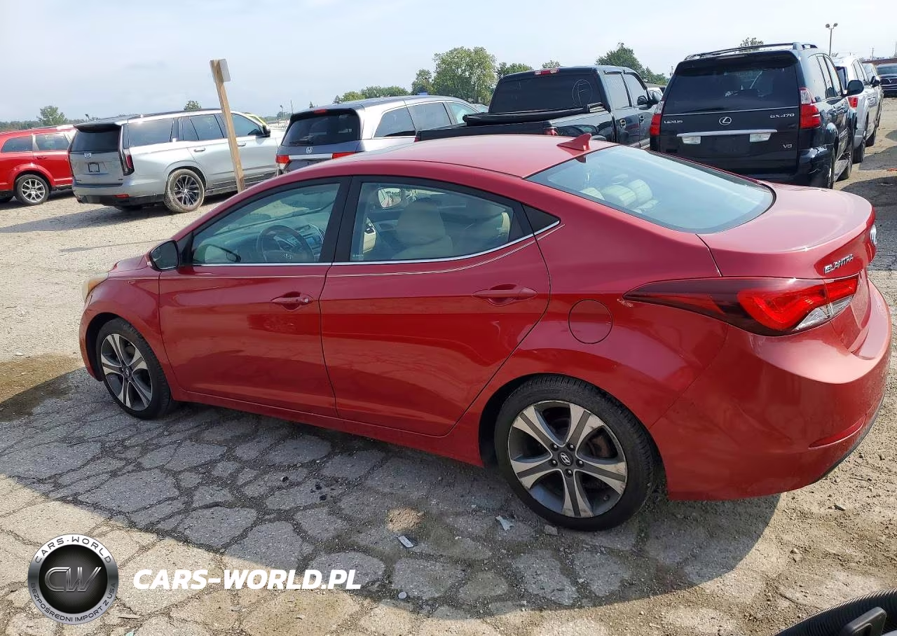 2014 Hyundai Elantra Sport VIN:KMHDH4AHXEU110104 - 2