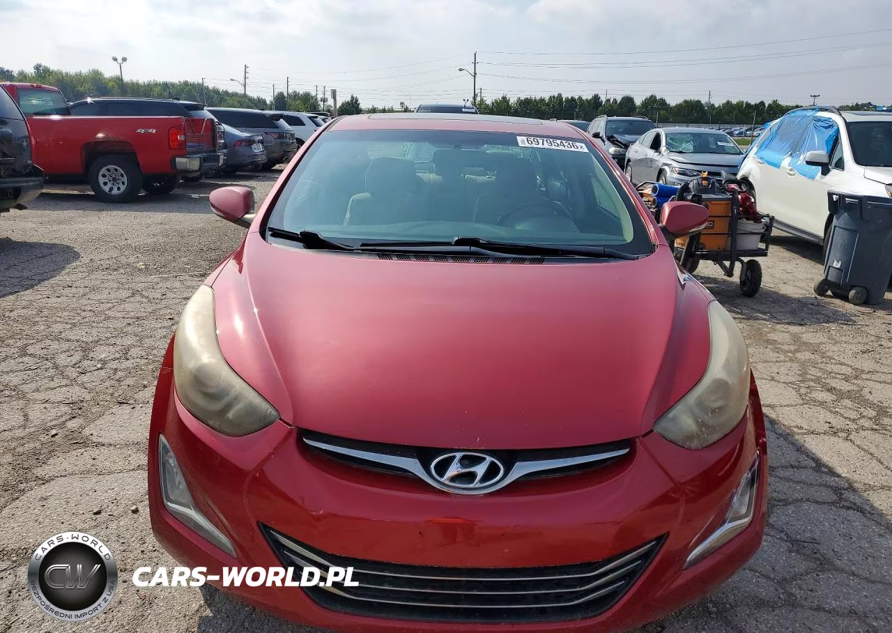 2014 Hyundai Elantra Sport VIN:KMHDH4AHXEU110104 - 5