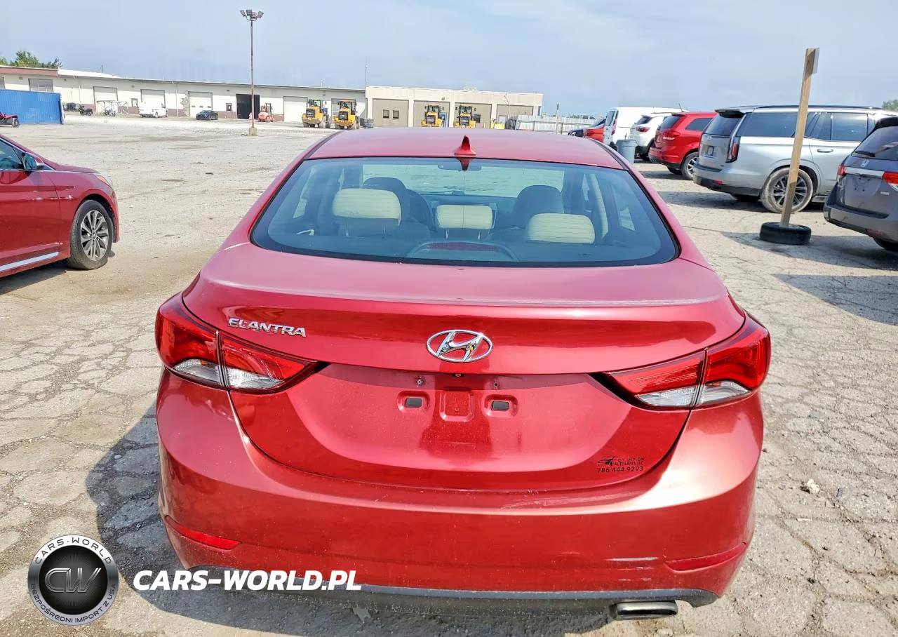 2014 Hyundai Elantra Sport VIN:KMHDH4AHXEU110104 - 6