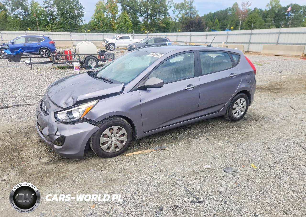 2015 Hyundai Accent Gs VIN:KMHCT5AE9FU222576 - 1