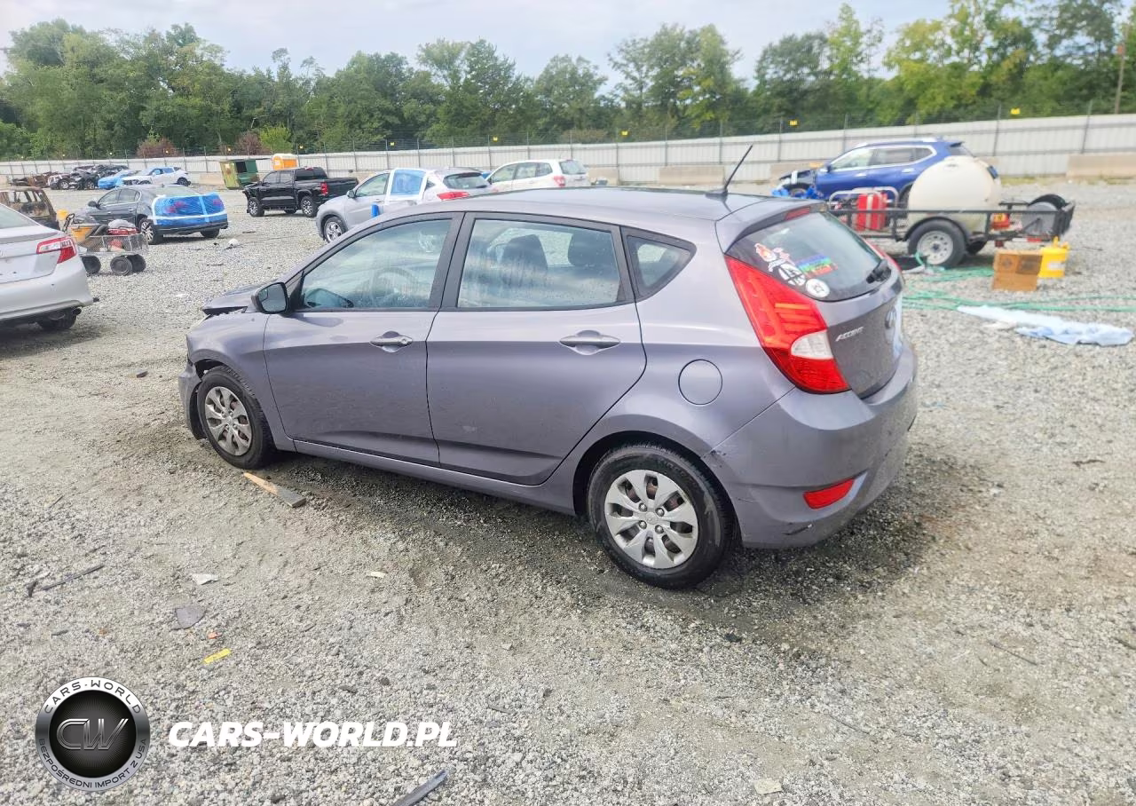2015 Hyundai Accent Gs VIN:KMHCT5AE9FU222576 - 2