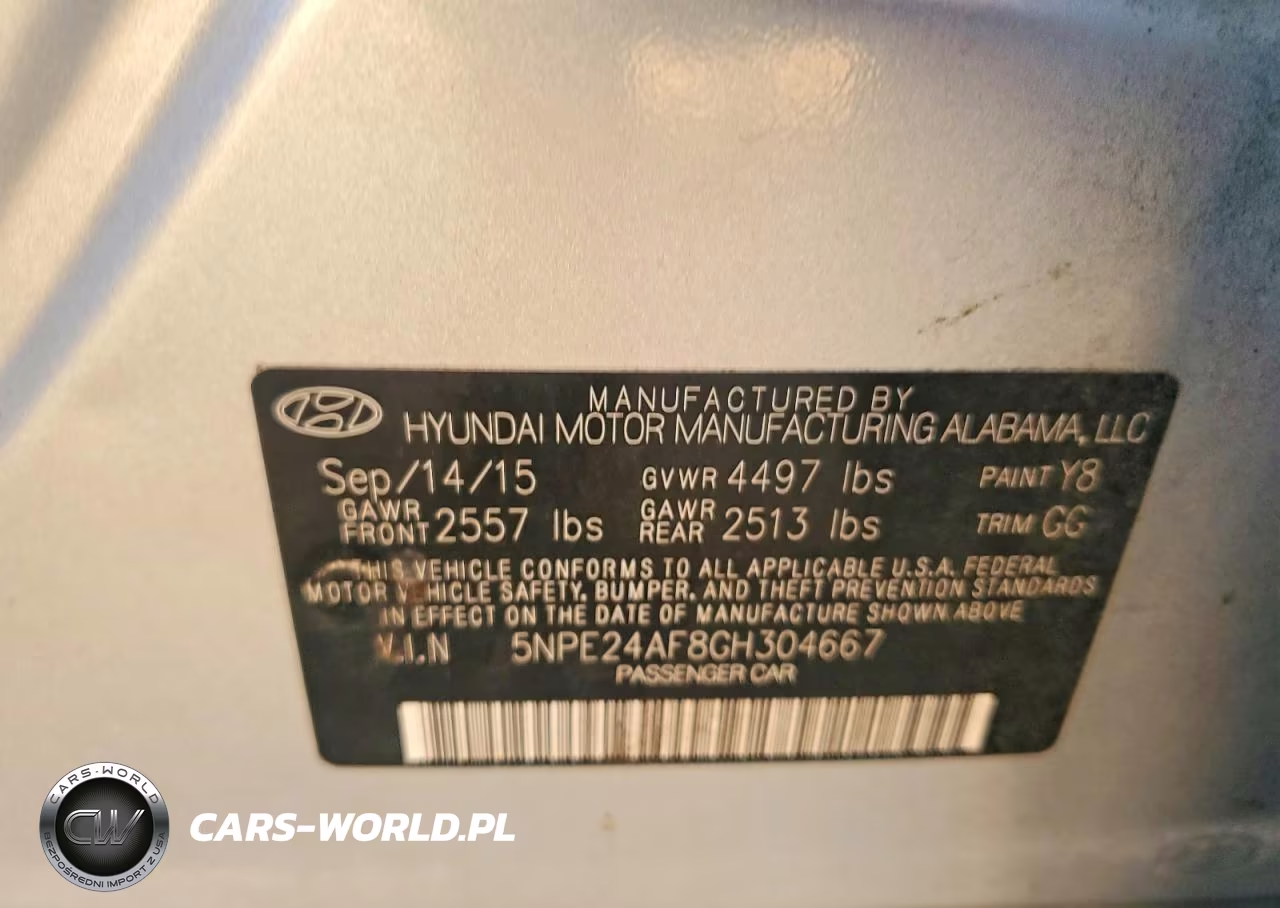 2016 Hyundai Sonata Se VIN:5NPE24AF8GH304667 - 12
