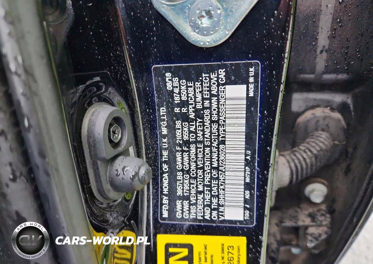 2018 Honda Civic Ex VIN:SHHFK7H57JU236028 - 12