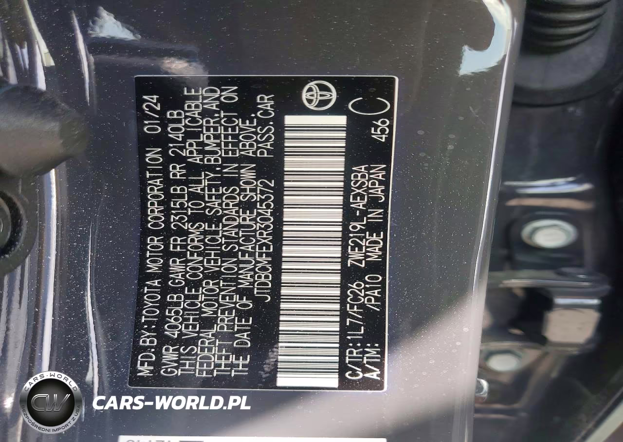 2024 Toyota Corolla Hybrid Se VIN:JTDBCMFEXR3045372 - 13