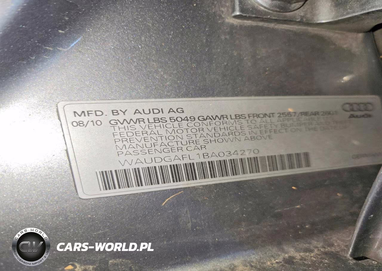 2011 Audi S4 Premium Plus VIN:WAUDGAFL1BA034270 - 12