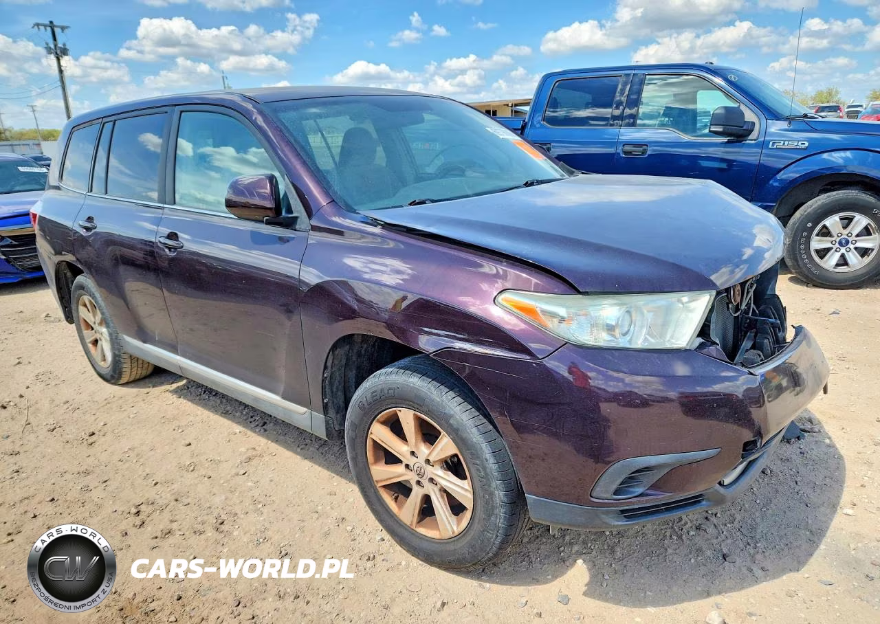 2013 Toyota Highlander Base VIN:5TDZA3EH3DS036188 - 4