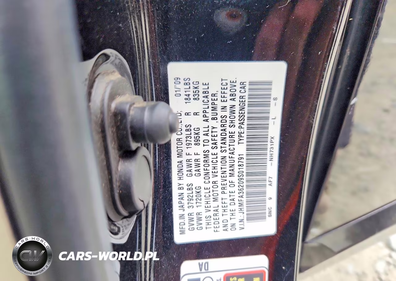 2009 Honda Civic Hybrid VIN:JHMFA36209S018791 - 12