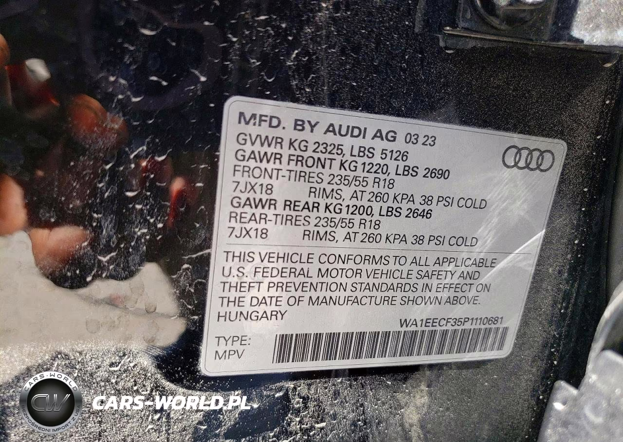 2023 Audi Q3 Premium Plus S Line 45 VIN:WA1EECF35P1110681 - 13
