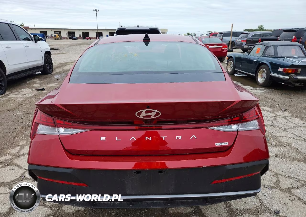 2026 Hyundai Elantra Hybrid Blue VIN:KMHLM4DJ9TU194550 - 6