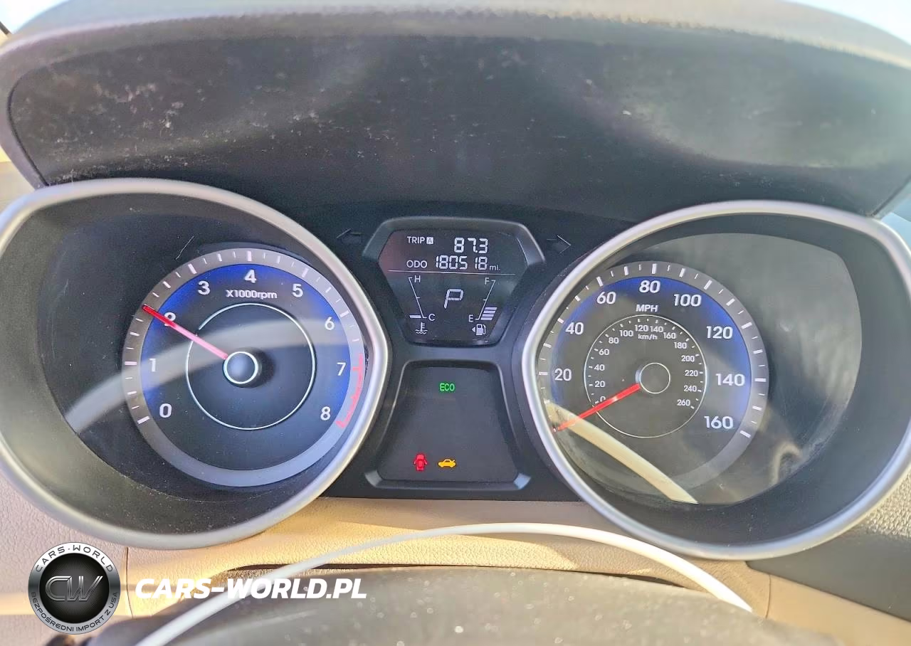 2013 Hyundai Elantra Gls VIN:KMHDH4AE9DU895087 - 9